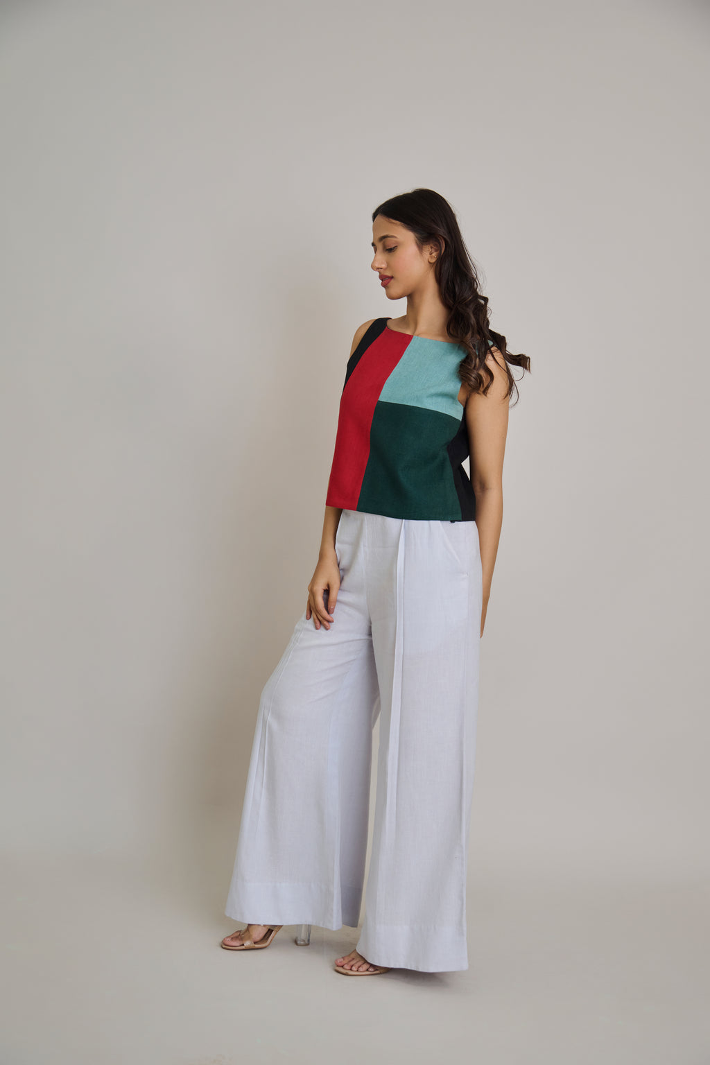 Canvas Block Maxi Top
