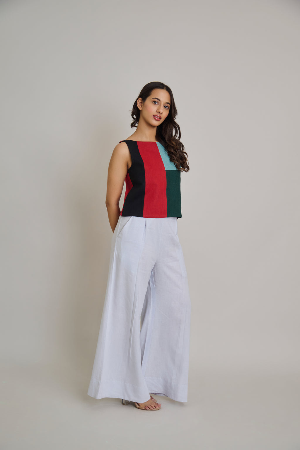 Canvas Block Maxi Top