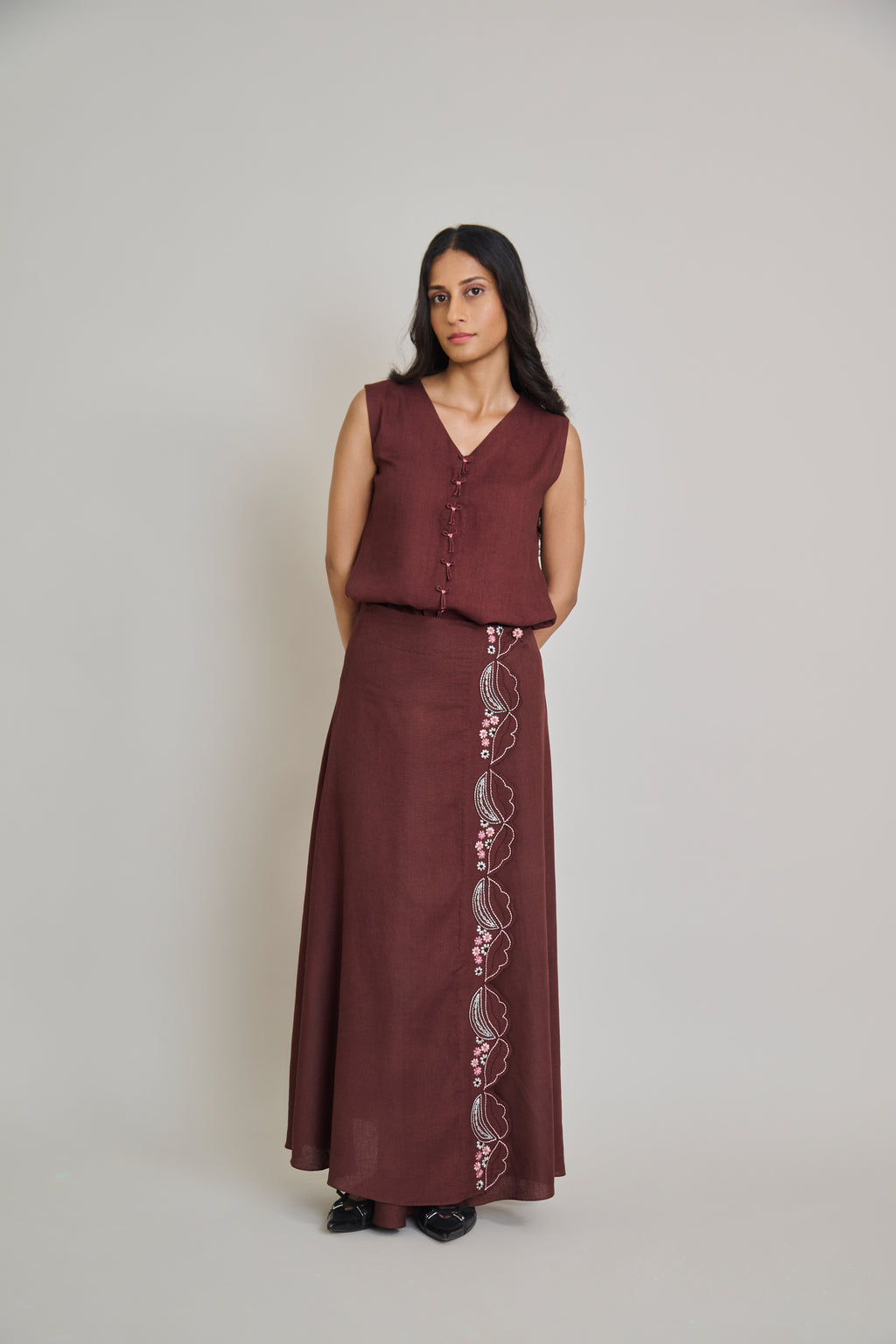 The Earth Deep Wine CO-Ord set