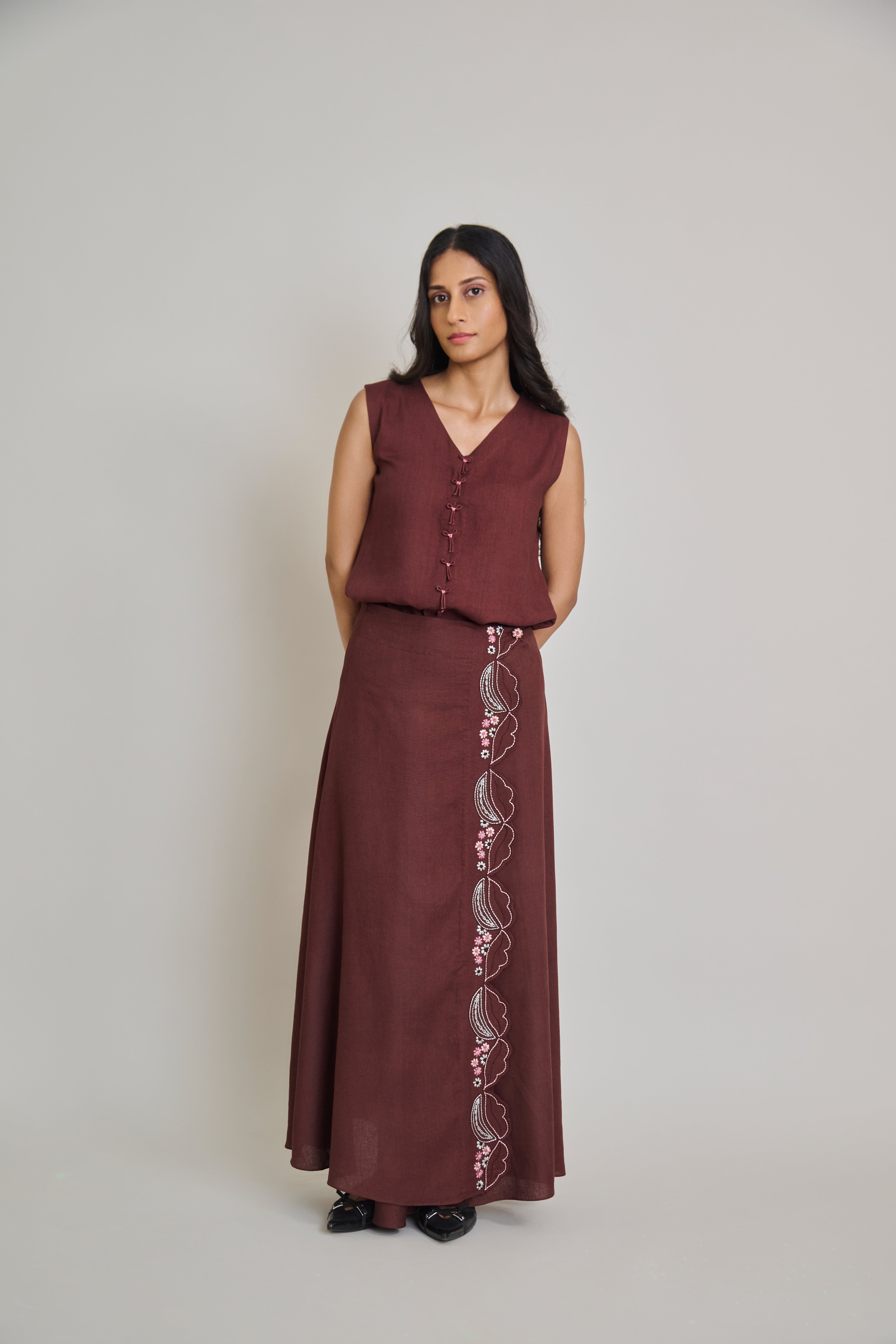 The Earth Deep Wine CO-Ord set