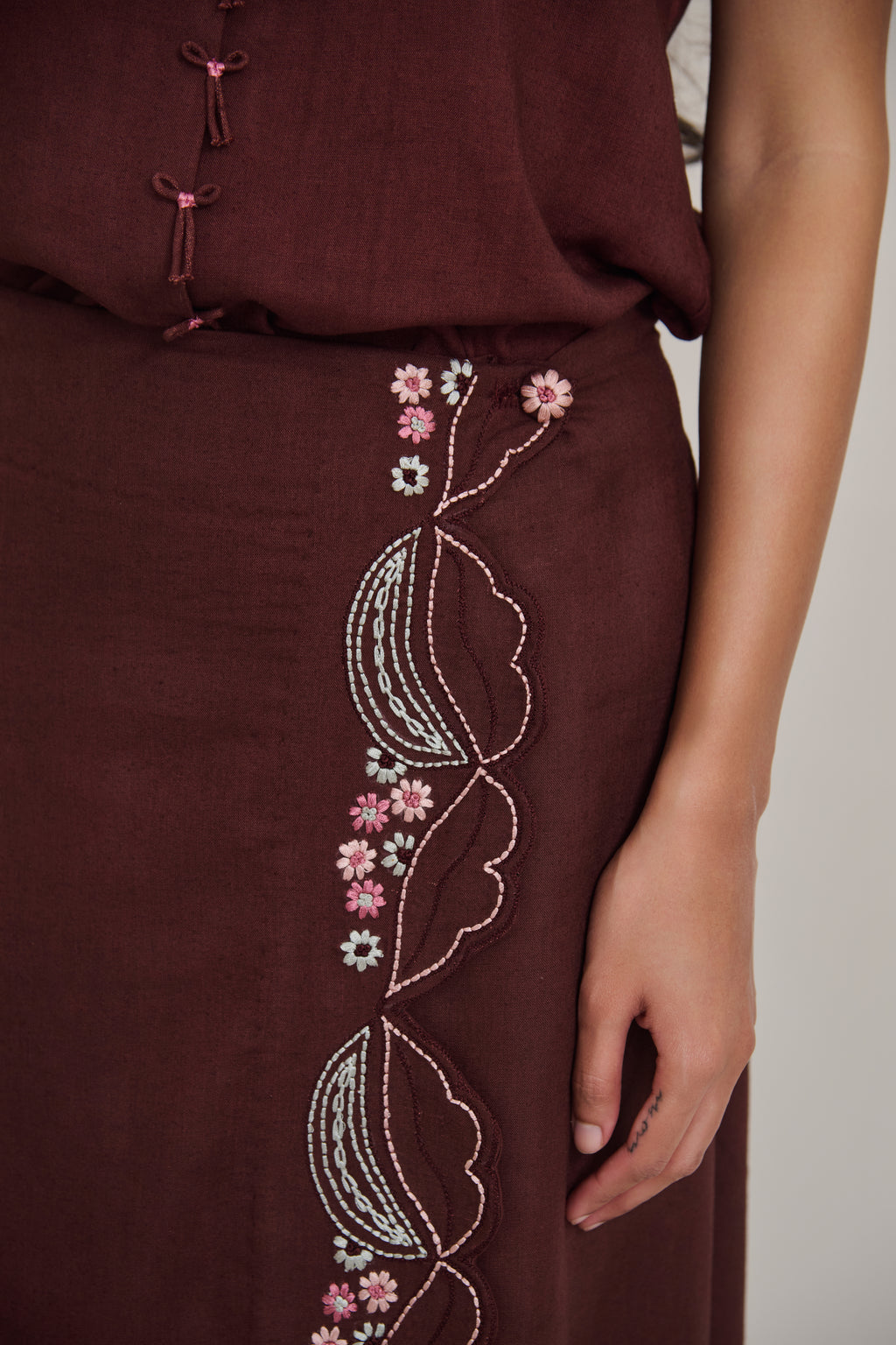 The Earth Deep Wine CO-Ord set