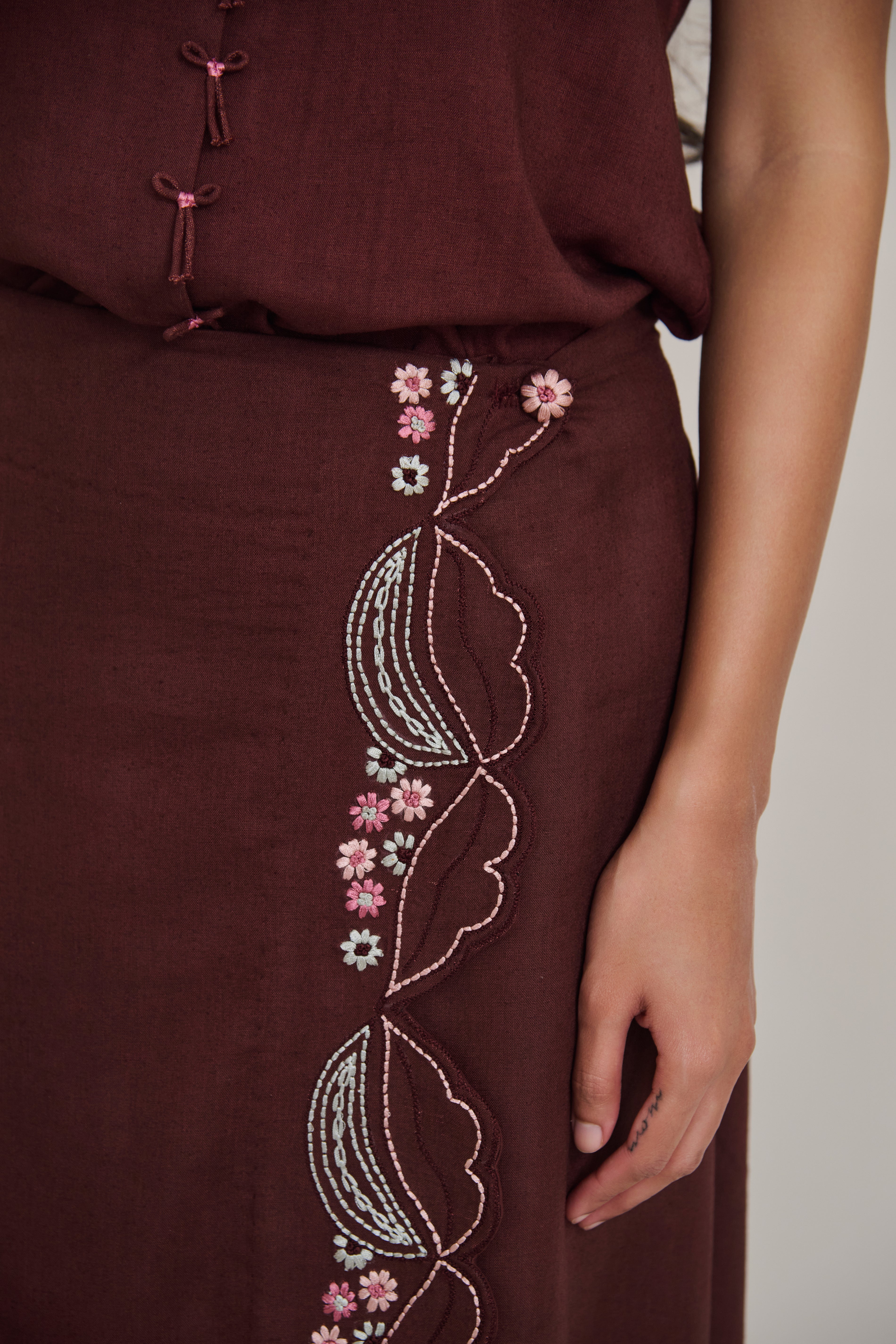 The Earth Deep Wine CO-Ord set
