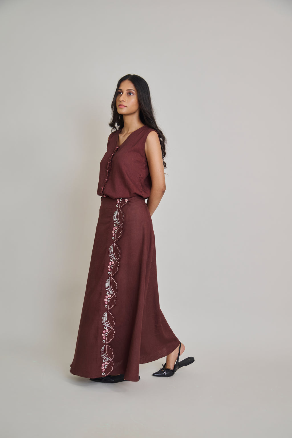 The Earth Deep Wine CO-Ord set