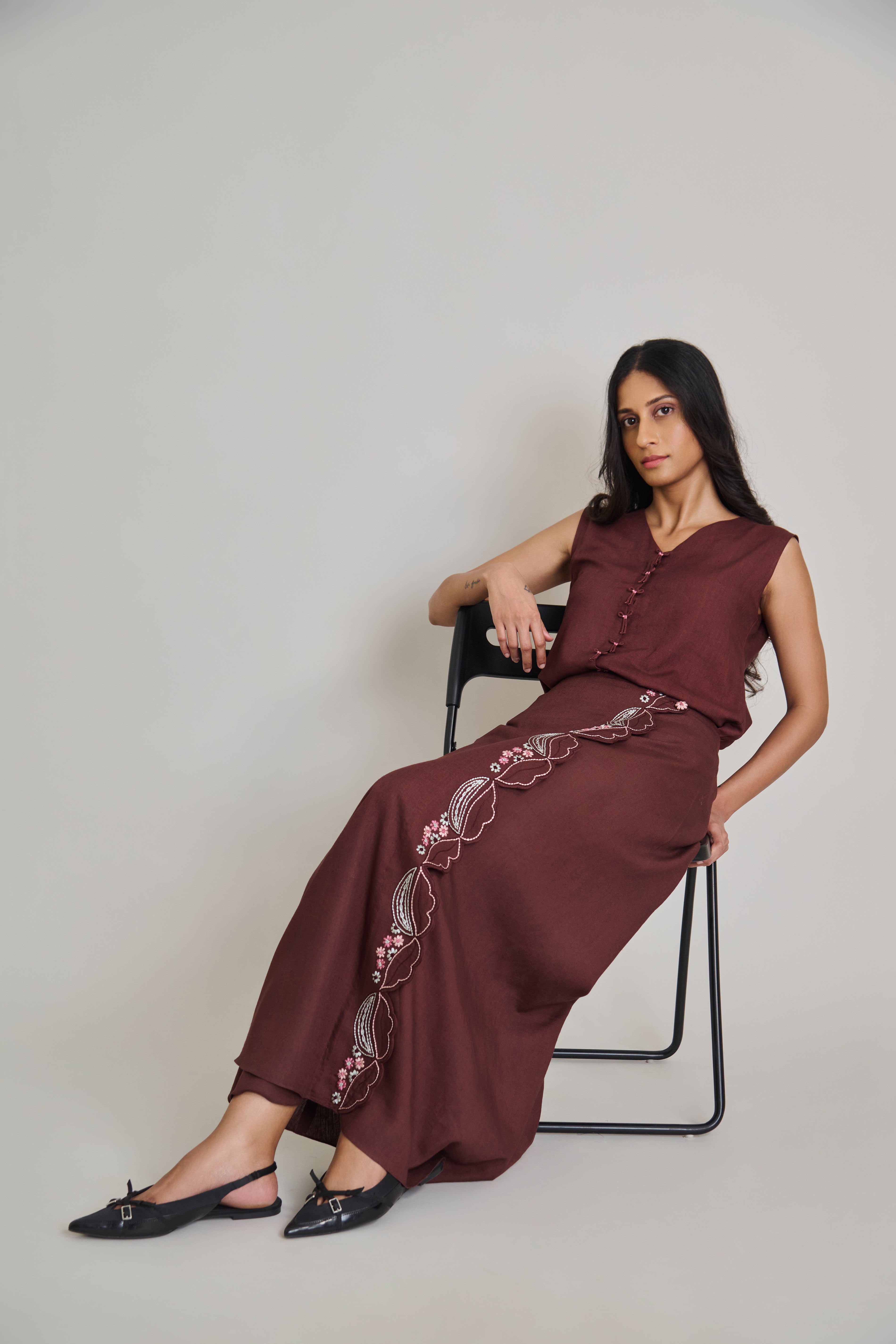 The Earth Deep Wine CO-Ord set