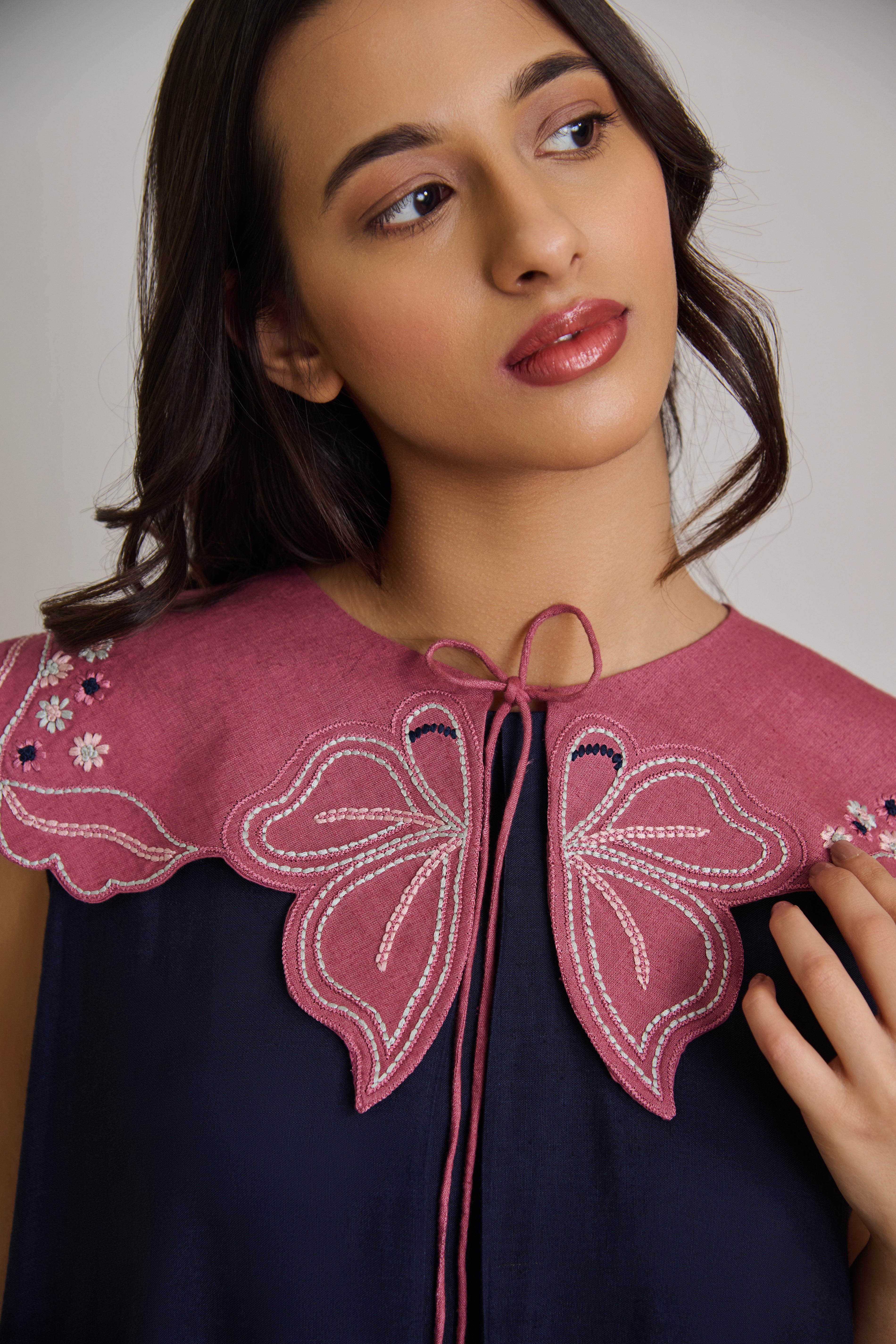 The Butterfly Collar Dress