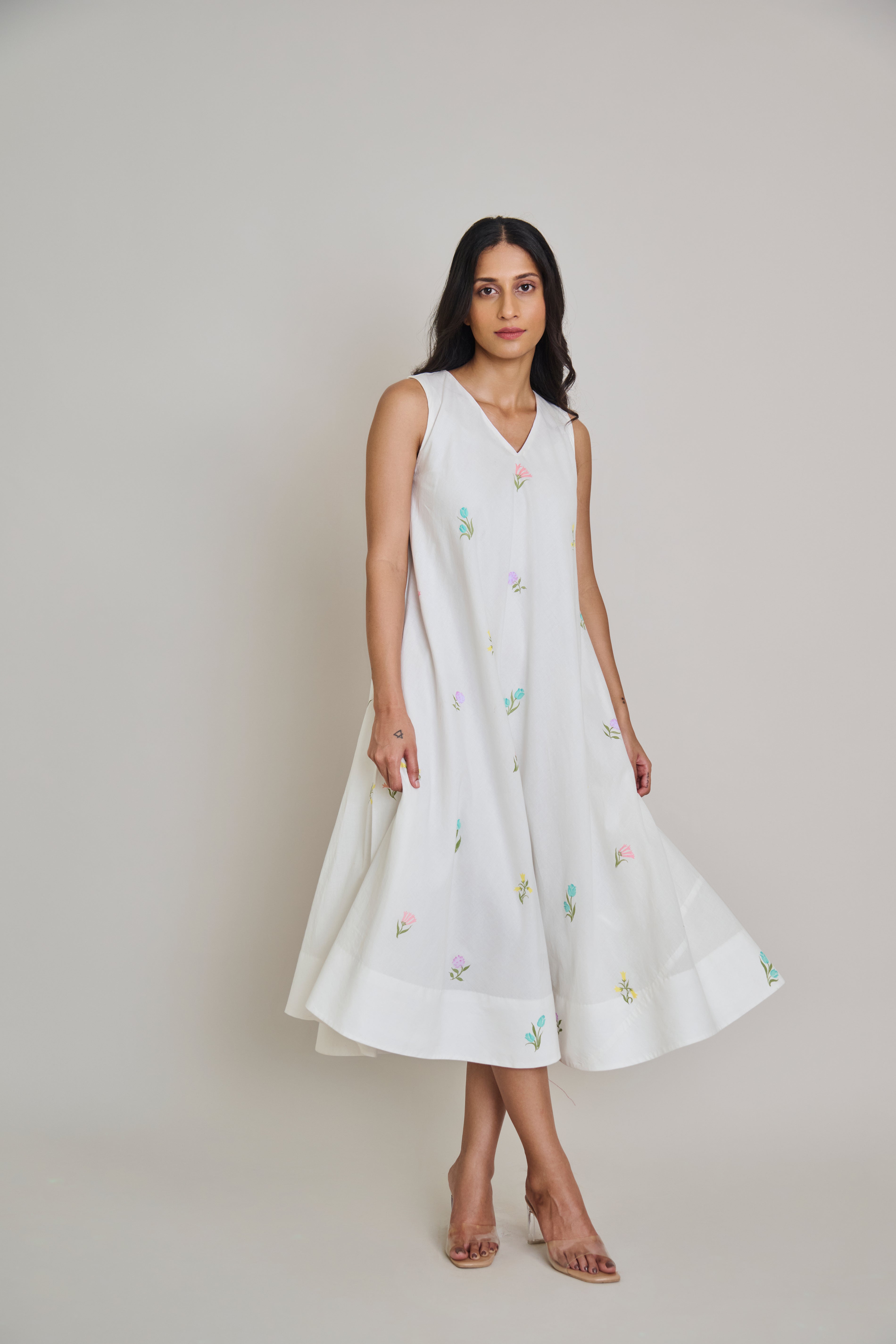 The V Neck  Muse Dress