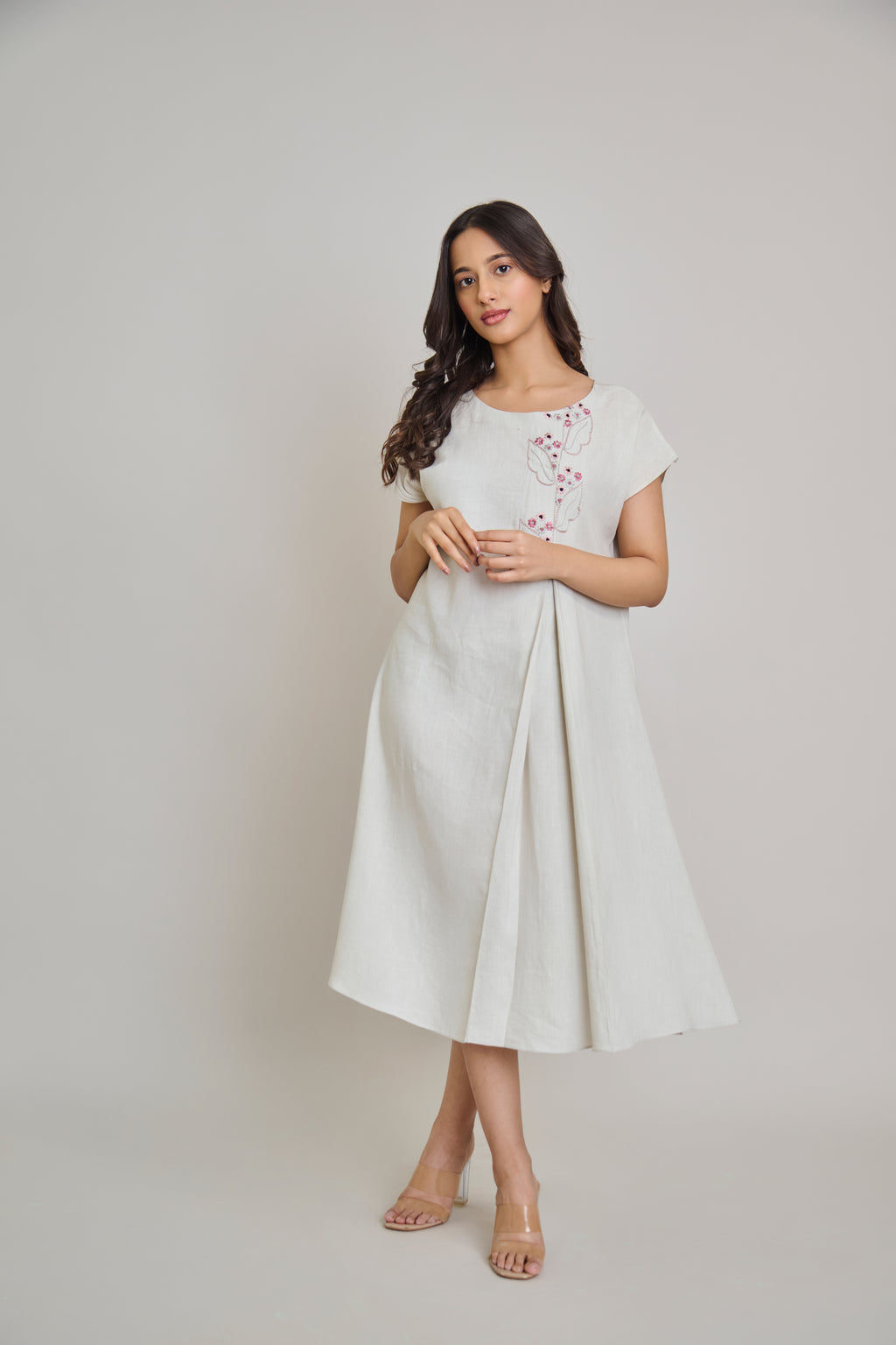 The Frost Green Shift Dress