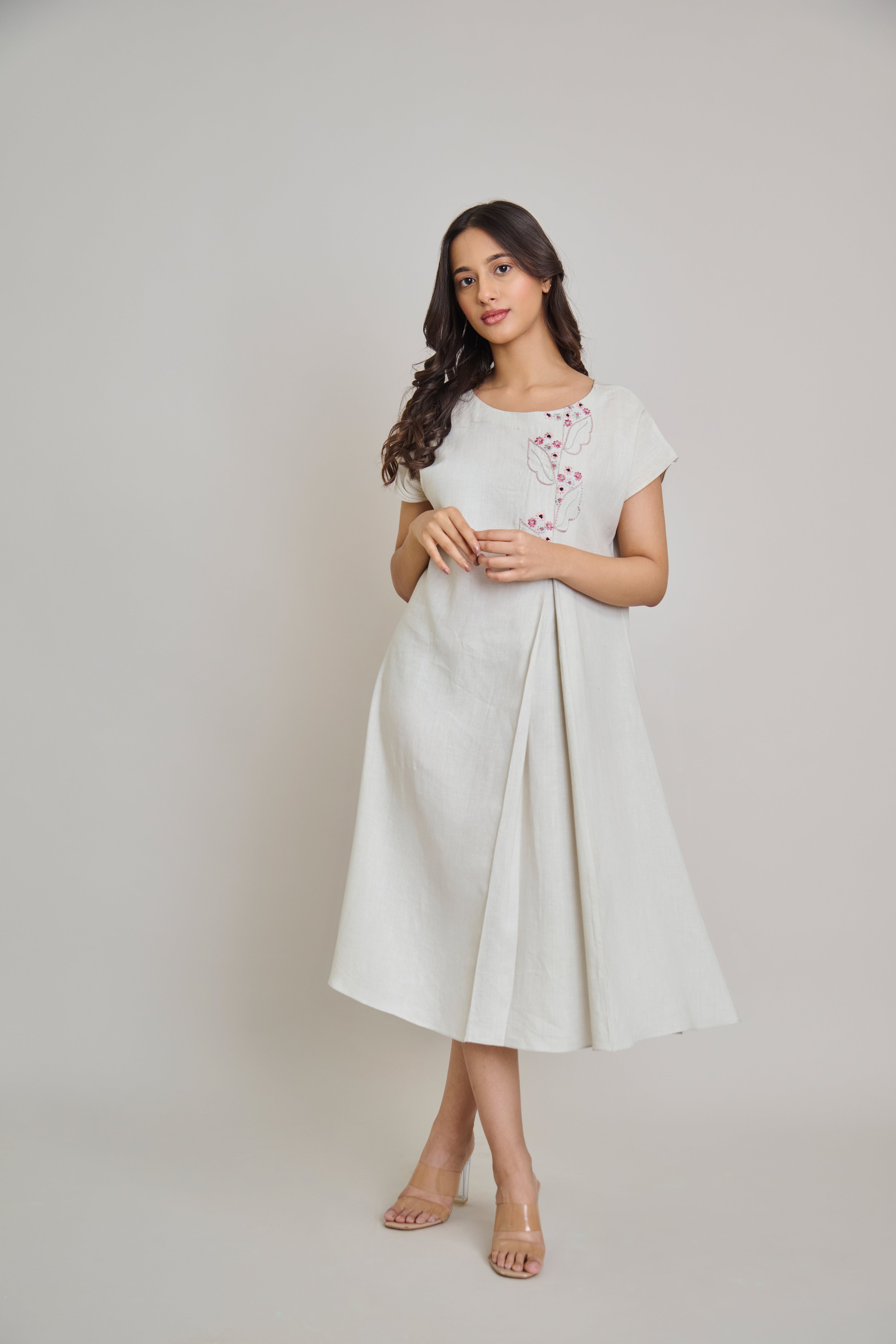 The Frost Green Shift Dress