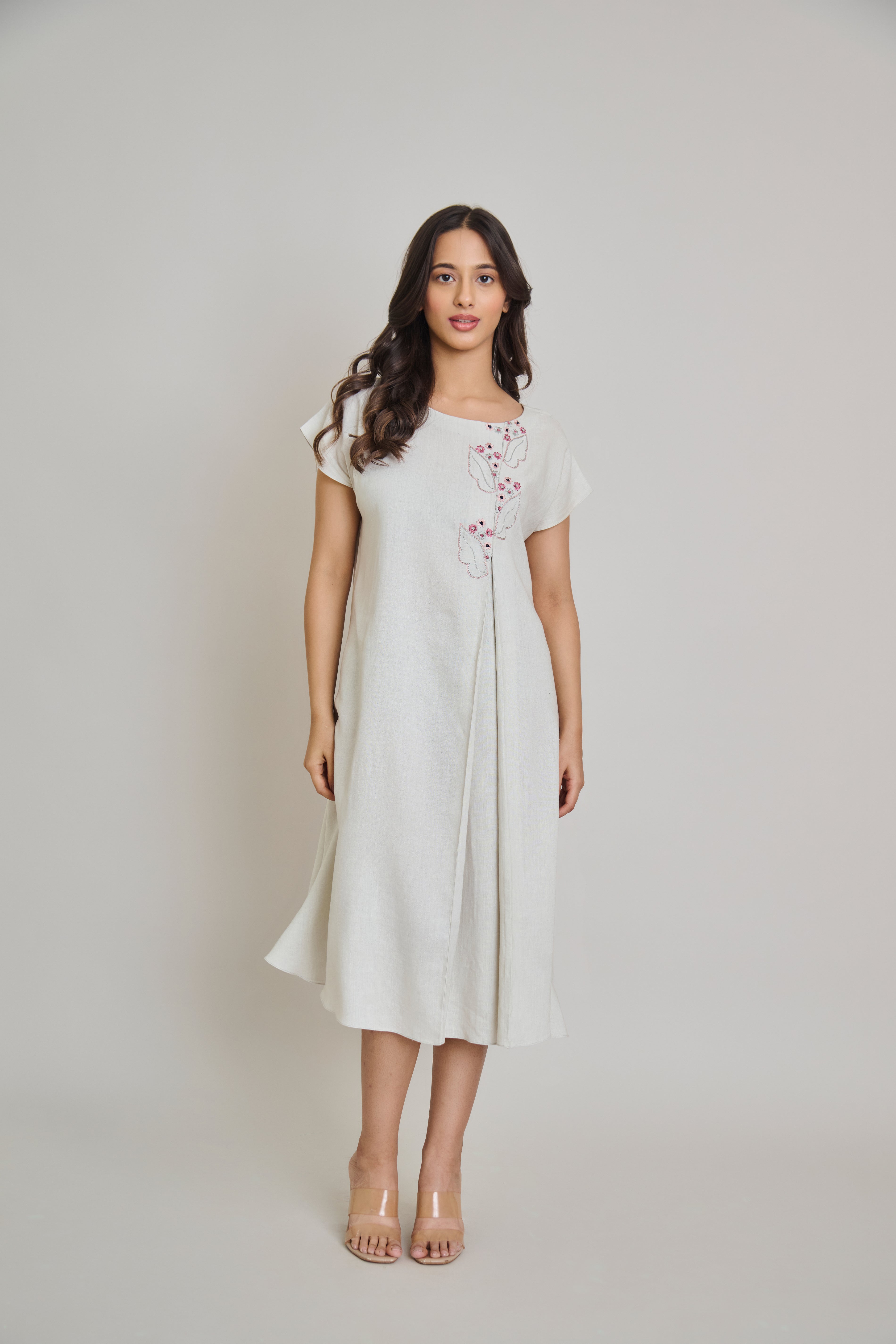 The Frost Green Shift Dress