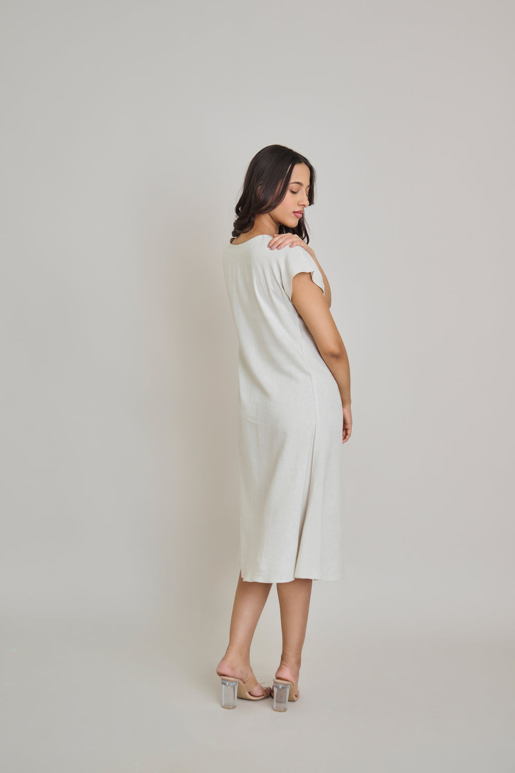 The Frost Green Shift Dress