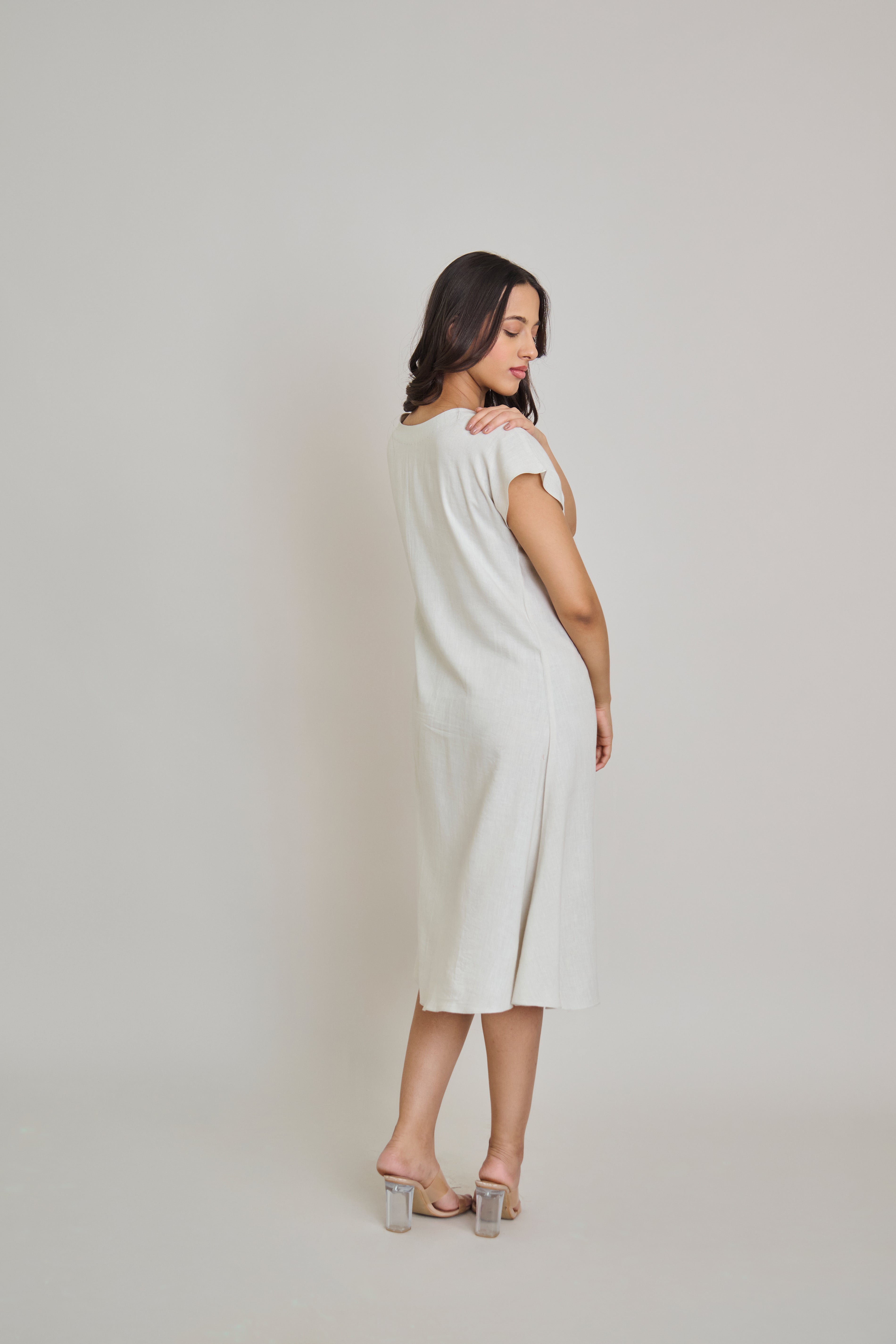 The Frost Green Shift Dress