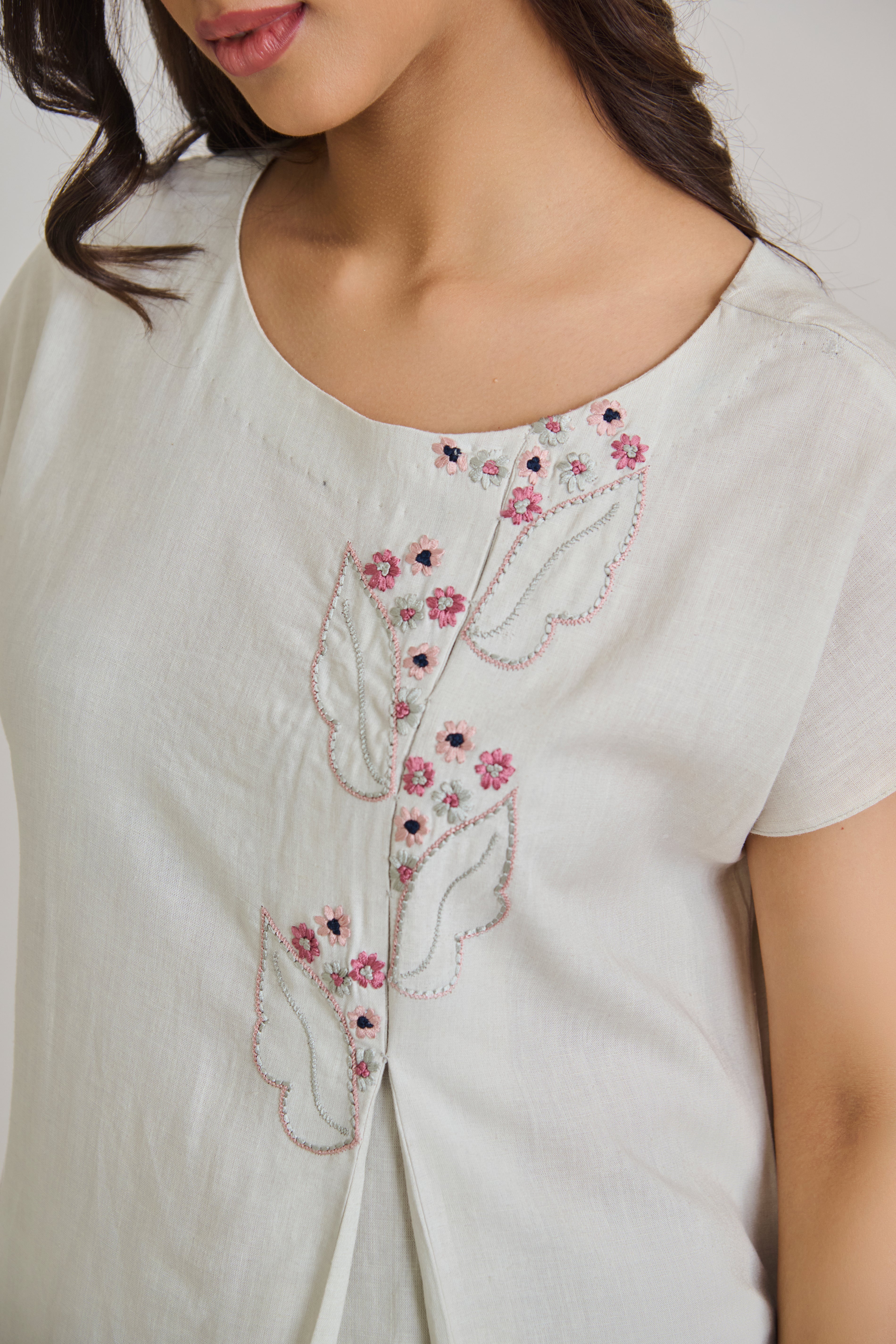 The Frost Green Shift Dress