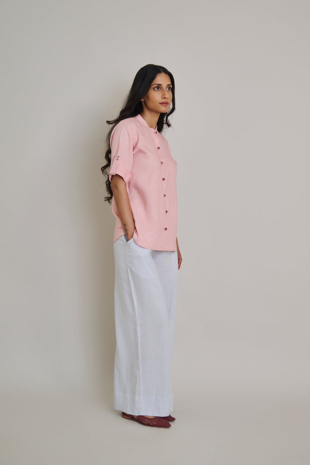 The Chameli Pink Shirt