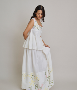 The Nature Necklace Skirt Cord Set