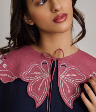 The Butterfly Collar Dress