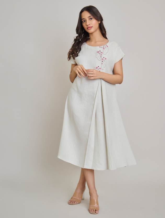 The Embroidered Shift Dress